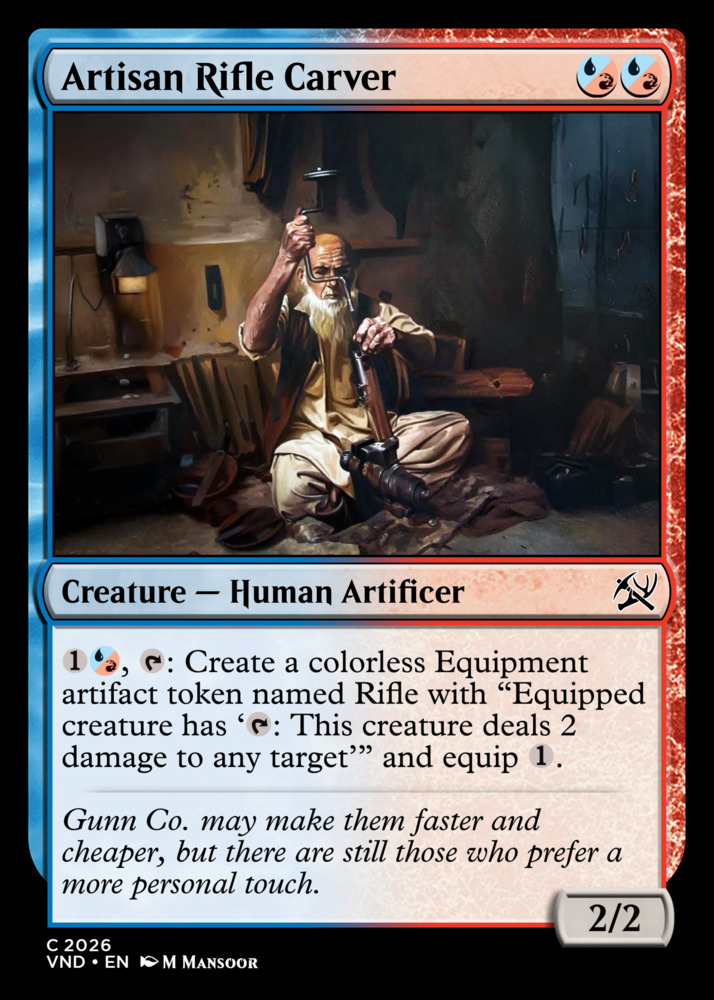 Artisan Rifle Carver